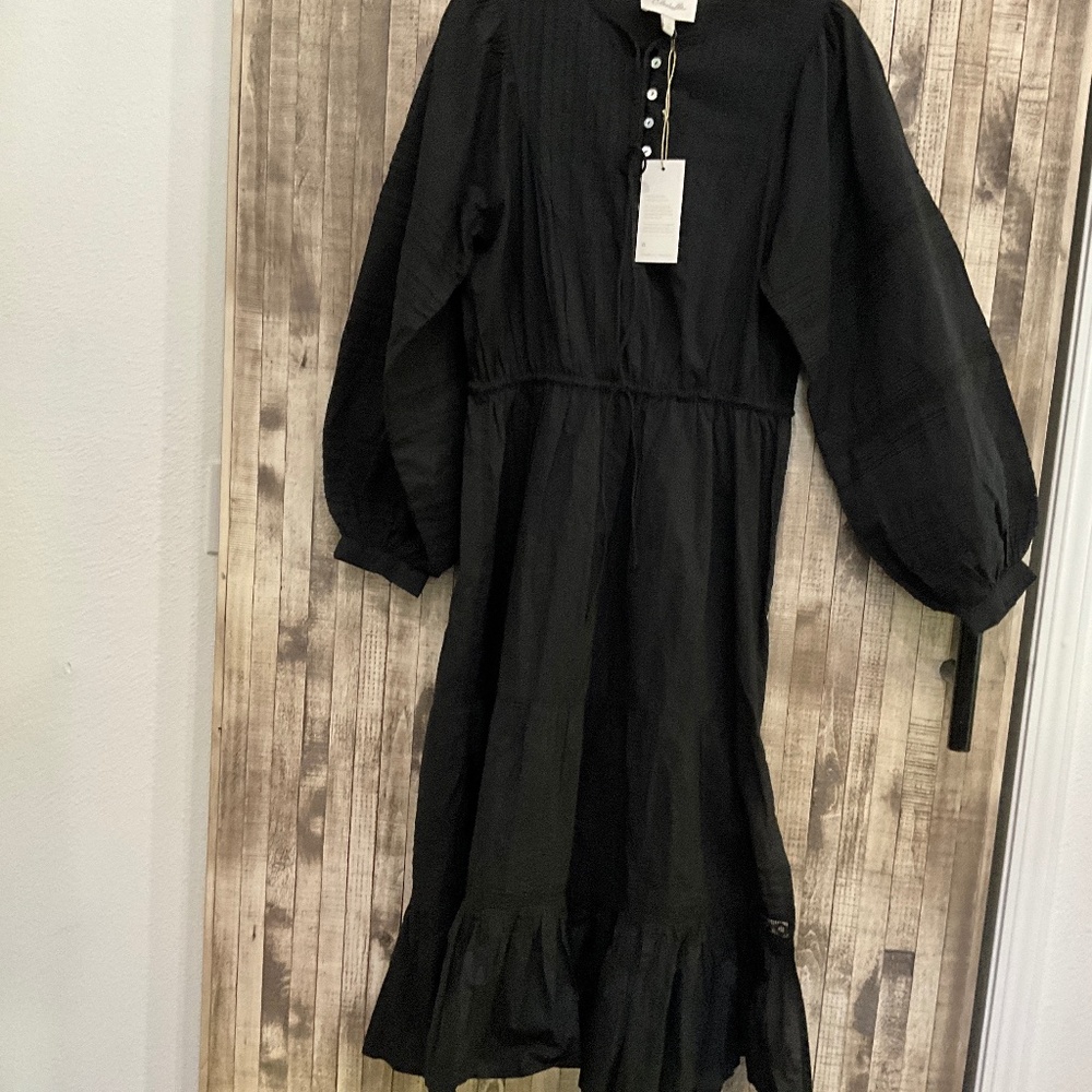 CLEOBELLA BLACK MIDI DRESS NWT